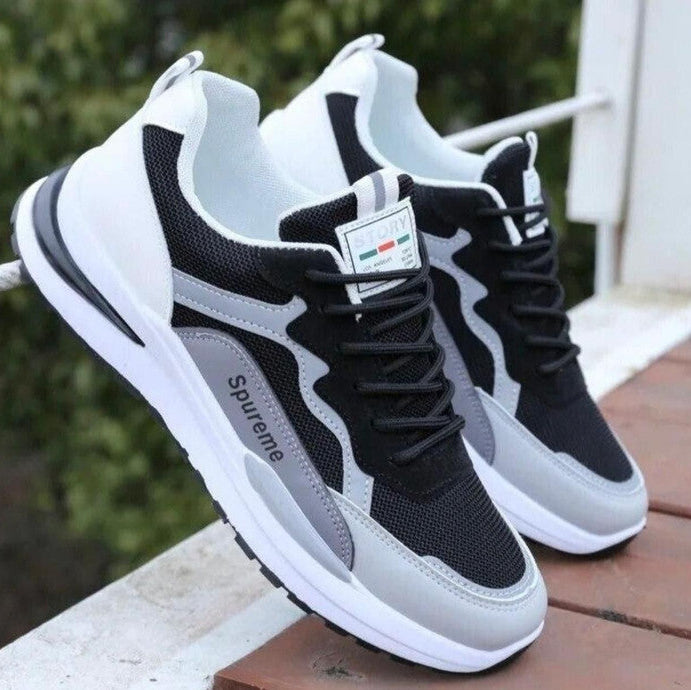 Men's Casual Chunky Mesh Running Sneakers – Breathable Streetwear Sports Shoes