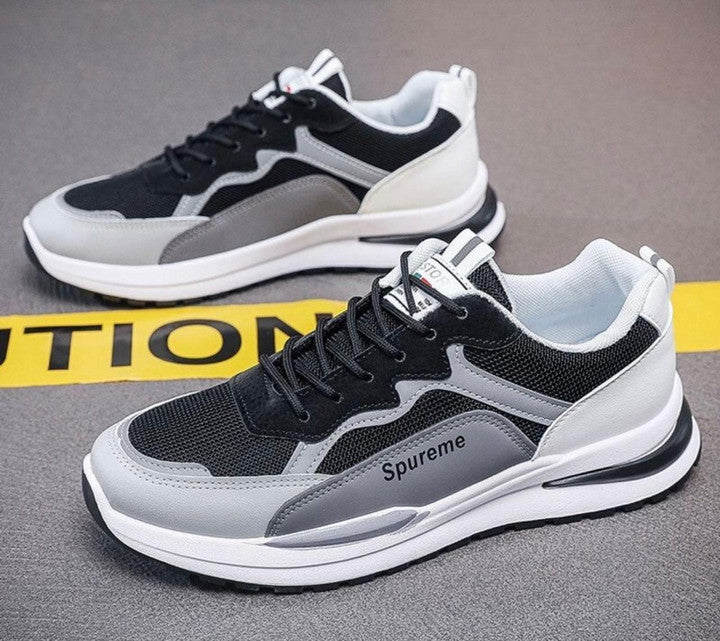 Men's Casual Chunky Mesh Running Sneakers – Breathable Streetwear Sports Shoes