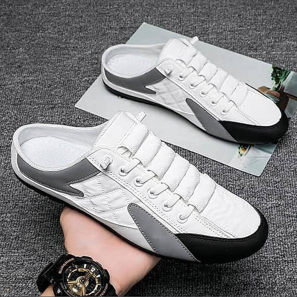 Men's Backless Sneaker Mules / Slip-On Casual Clogs