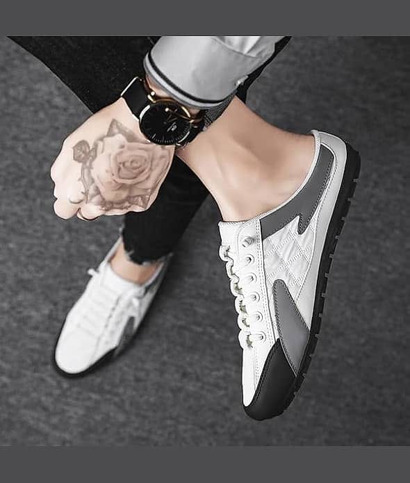 Men's Backless Sneaker Mules / Slip-On Casual Clogs