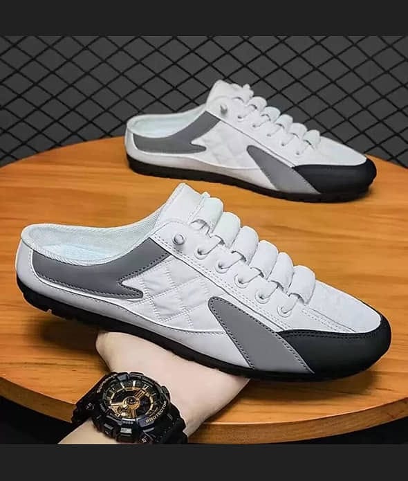 Men's Backless Sneaker Mules / Slip-On Casual Clogs